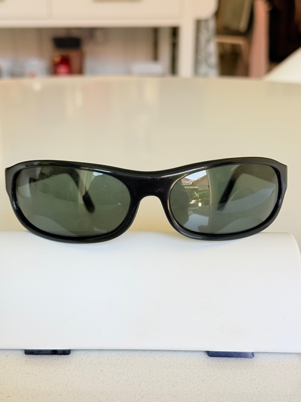Prada Black Oval Sunglasses - Picture 11 of 11